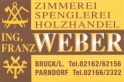 Zimmerei Weber